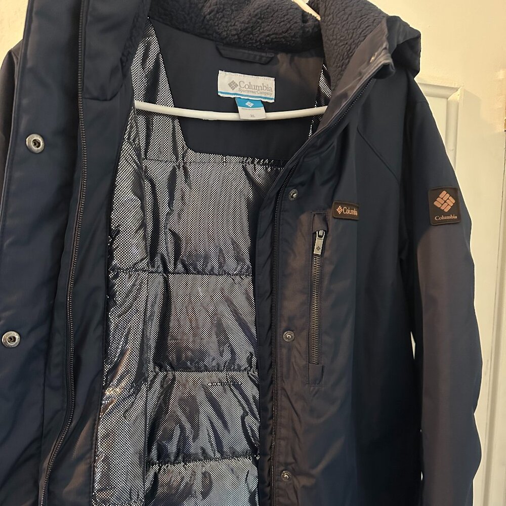 Columbia Winter Jacket - Navy Blue - Picture 3 of 7